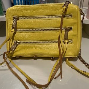 Yellow Rebecca Minkoff Mini Crossbody Bag